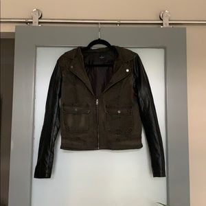 American Eagle Leather Moto Jacket